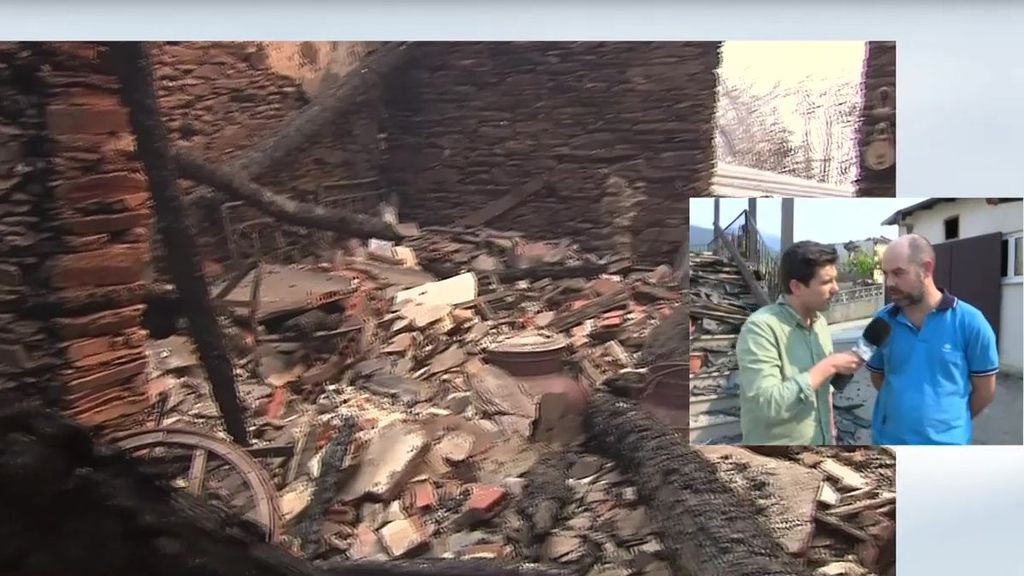 El desgarrador testimonio de un vecino de Galicia que ha perdido su casa por las llamas: “Es como si pasara una bomba y destruyera todo”