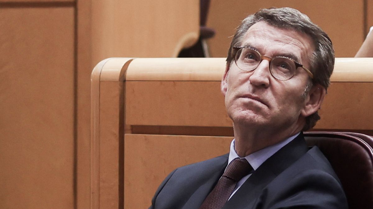Feijóo en el Senado Feijóo en el Senado