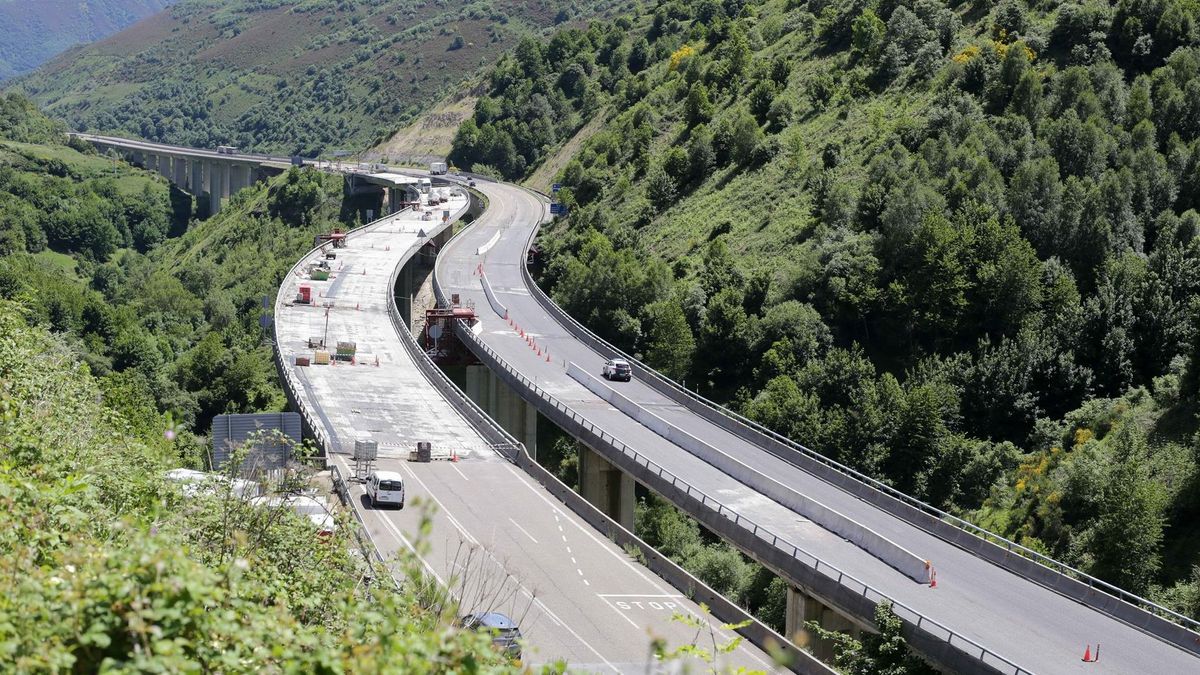 Imagen del viaducto de O Castro. Imagen del viaducto de O Castro.