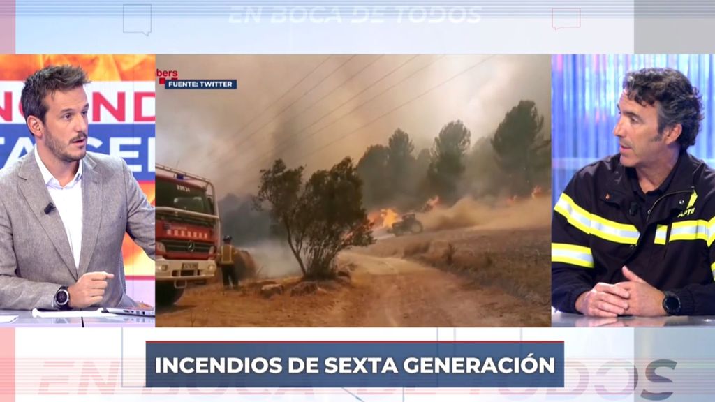 Los bomberos se enfrentan a incendios de sexta generación