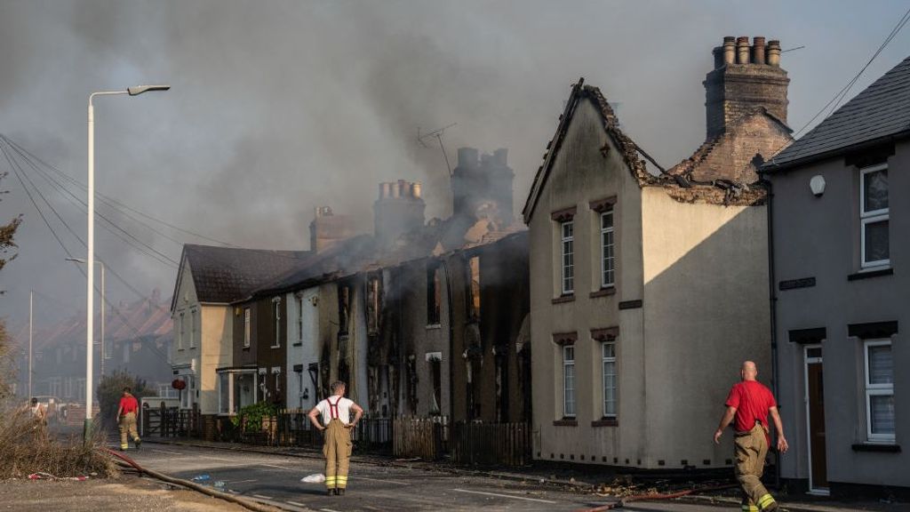 Reino Unido ha sufrido varios incendios provocados por las altas temperaturas