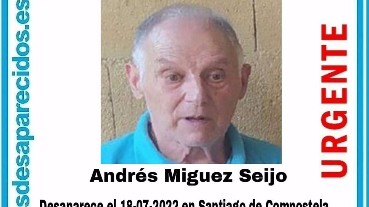 Imagen del anciano desaparecido. Imagen del anciano desaparecido.