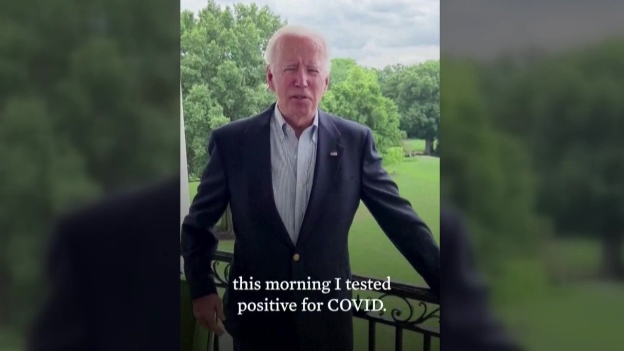 Joe Biden comunica que ha dado positivo por covid