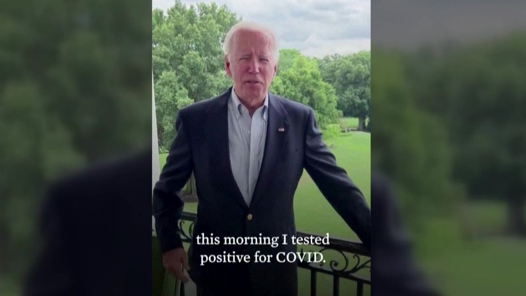 Joe Biden comunica que ha dado positivo por covid