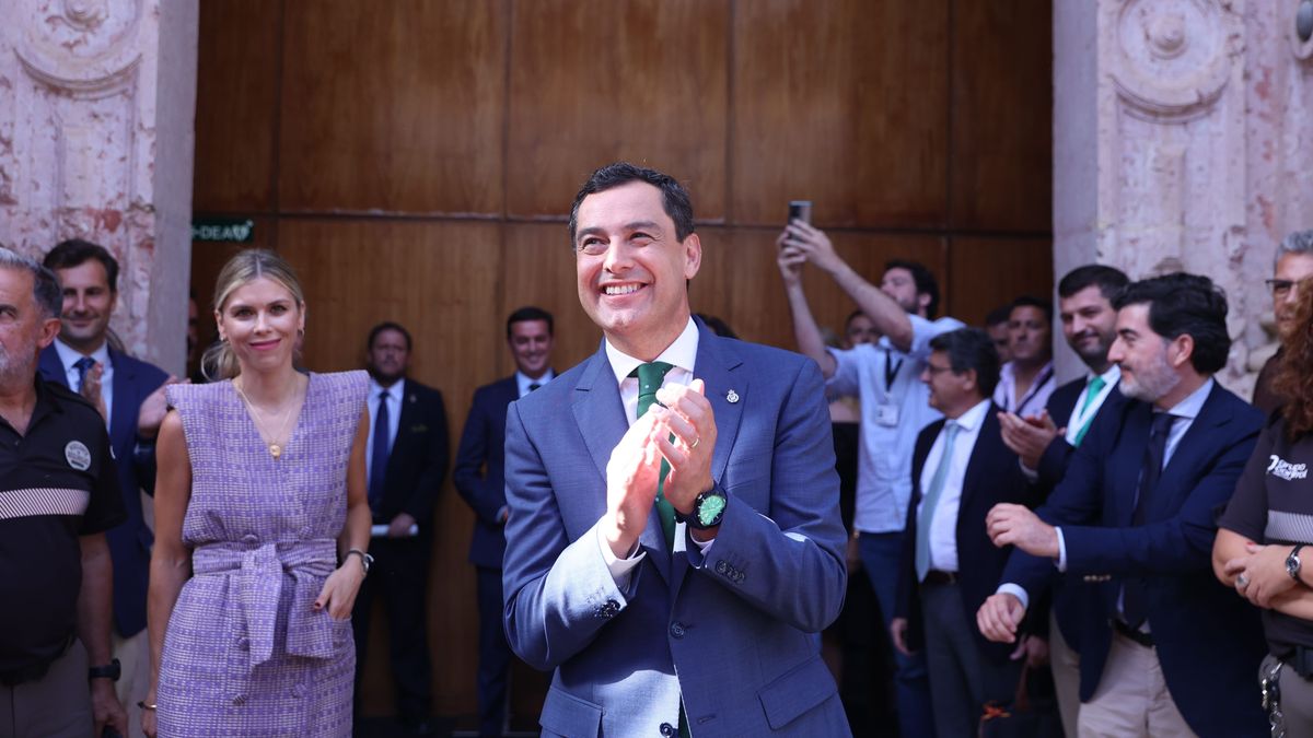 Juanma Moreno tras ser investido presidente Juanma Moreno tras ser investido presidente