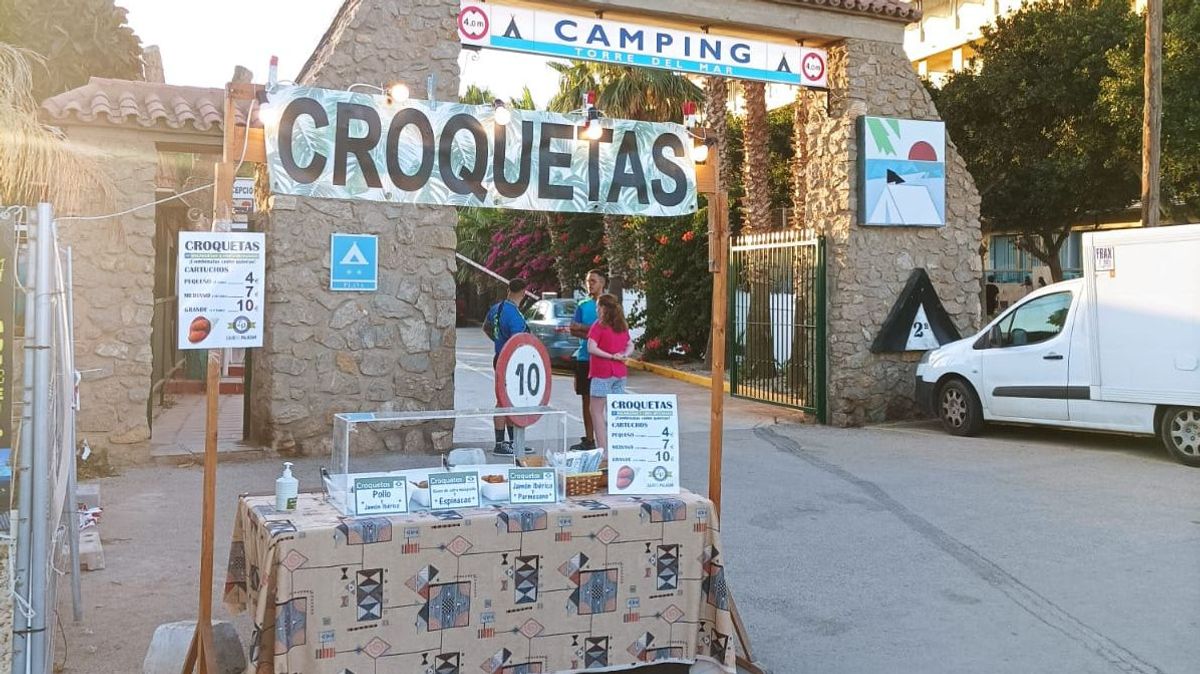 Puesto de croquetas Puesto de croquetas