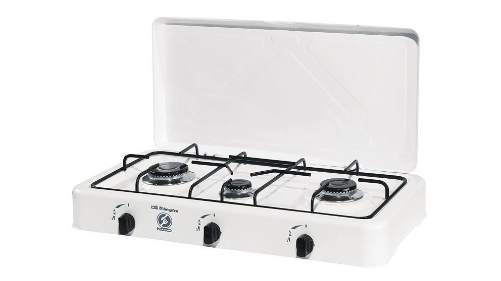 4 Cocina portátil con 3 quemadores Orbegozo