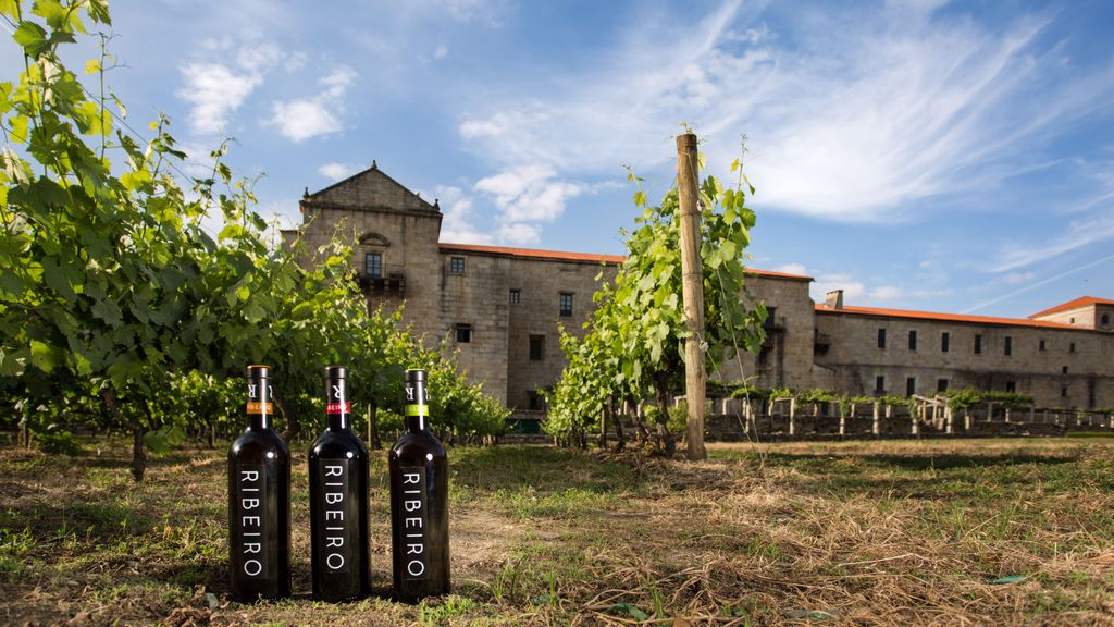 D.O. Ribeiro. Botellas en Monasterio de San Clodio