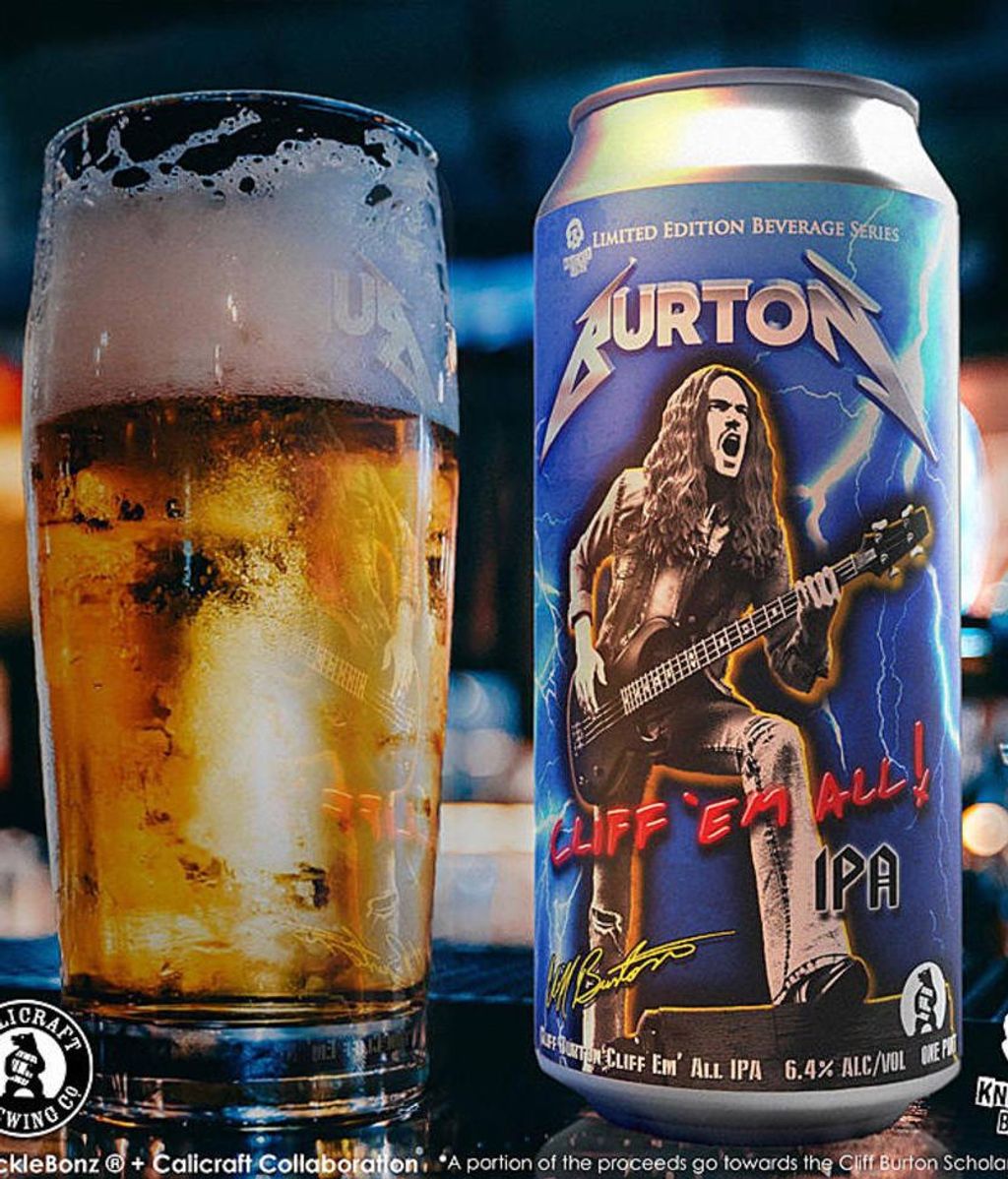 La cerveza del guitarrista de Metallica