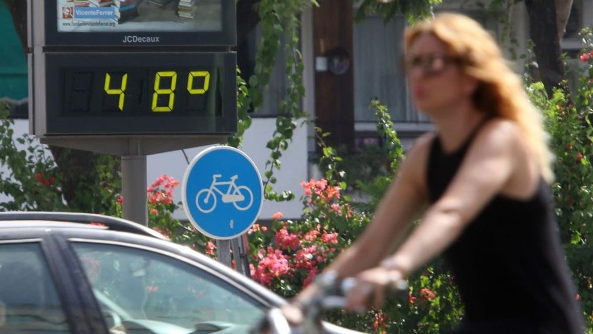 Termómetro 48 grados Sevilla ola de calor Termómetro 48 grados Sevilla ola de calor