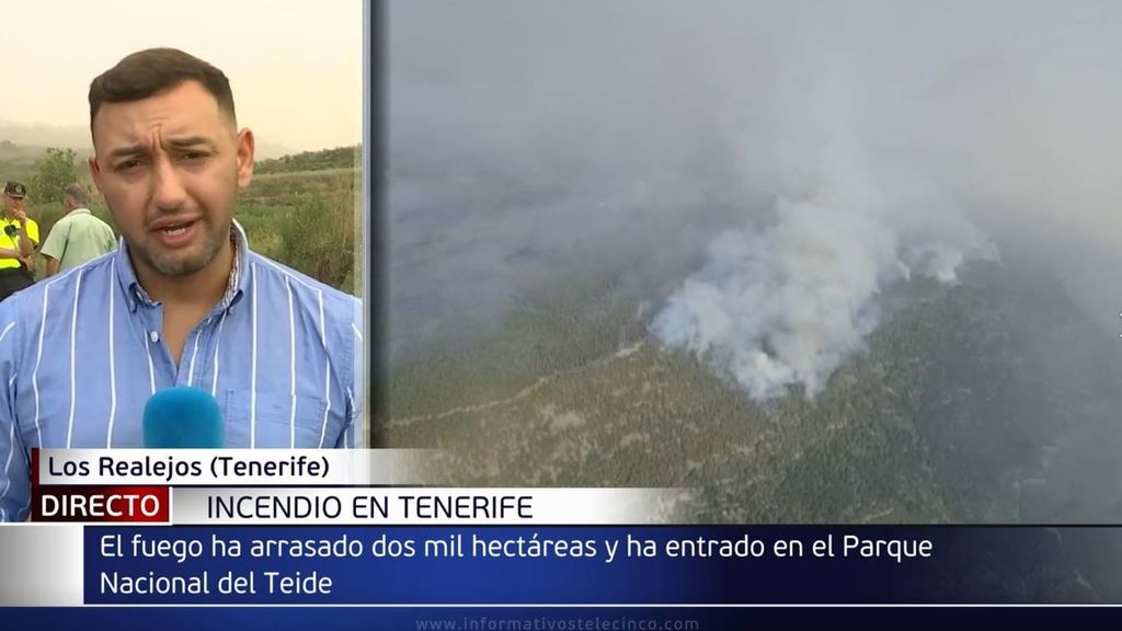 Evacuan de forma preventiva a unas 50 viviendas en la zona de Las Llanadas, en Tenerife