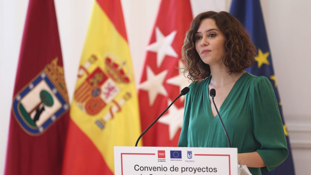 La presidenta de la Comunidad de Madrid, Isabel Díaz Ayuso La presidenta de la Comunidad de Madrid, Isabel Díaz Ayuso