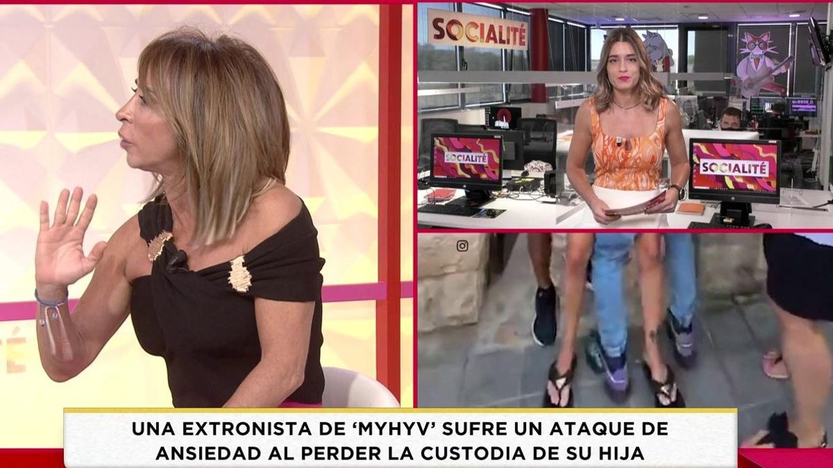 María Patiño no puede ver el vídeo de Jennifer Lara María Patiño no puede ver el vídeo de Jennifer Lara