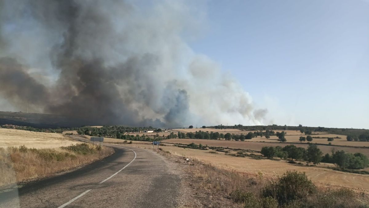 El fuego de Vegalatrave (Zamora) El fuego de Vegalatrave (Zamora)