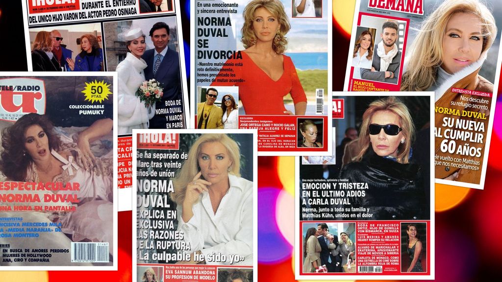 COLLAGE DE REVISTAS CON NORMA EN PORTADA