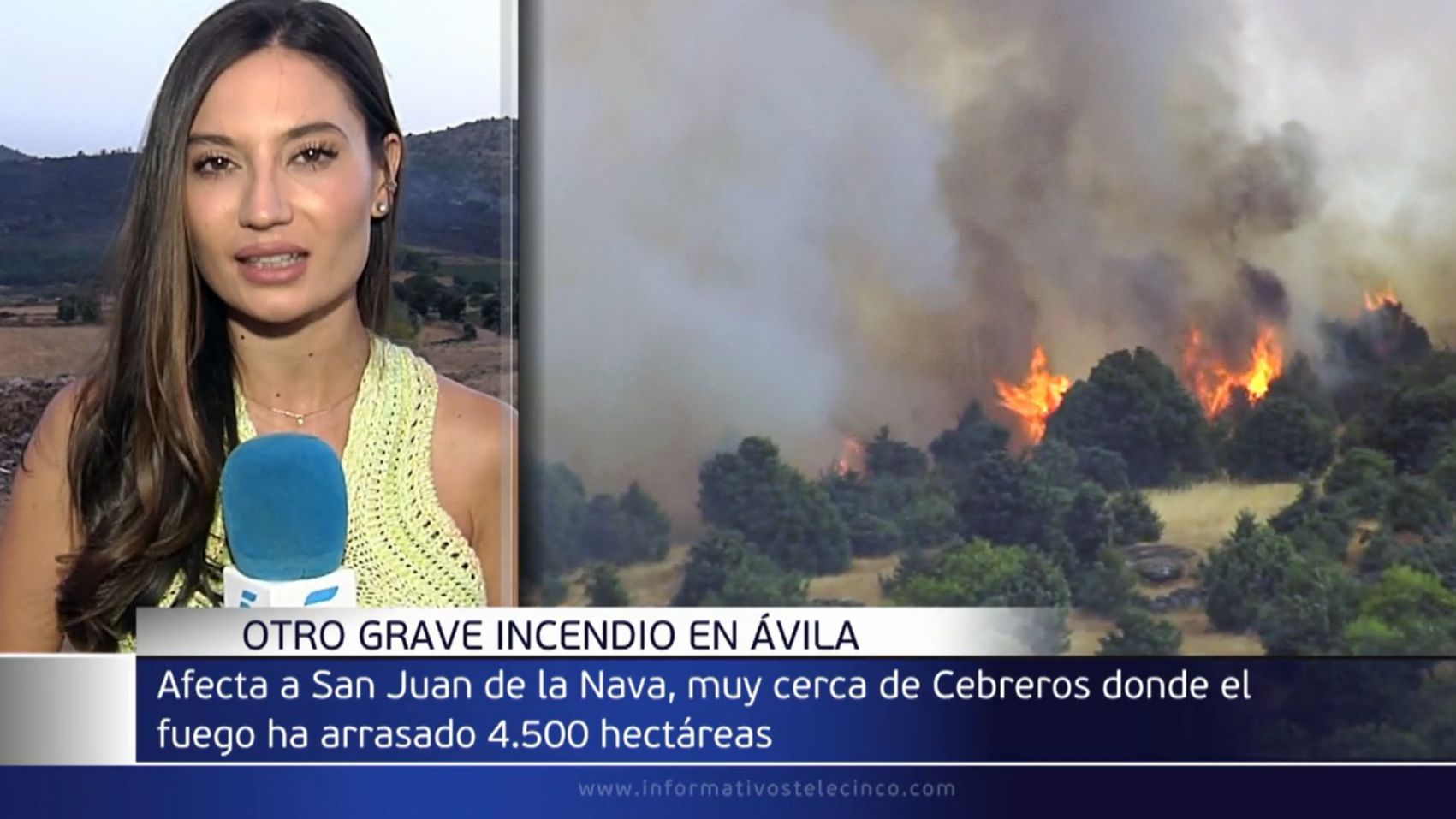 Otro grave incendio en Ávila