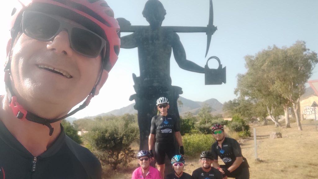 Imagen del grupo minutos antes del accidente