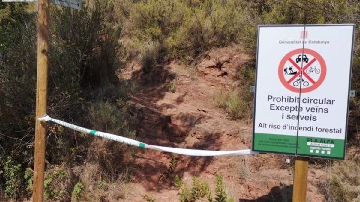 La Generalitat impide el acceso a parques naturales por el riesgo de incendio La Generalitat impide el acceso a parques naturales por el riesgo de incendio