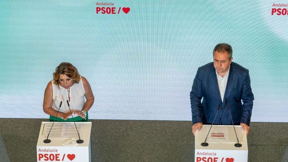 Susana Díaz y Juan Espadas Susana Díaz y Juan Espadas