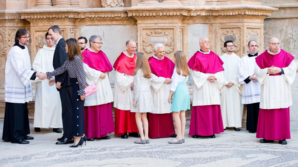 La Misa de Pascua es uno de los actos a los que tradicionalmente acude Letizia