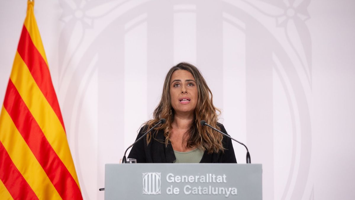 La portavoz del Govern, Patrícia Plaja La portavoz del Govern, Patrícia Plaja