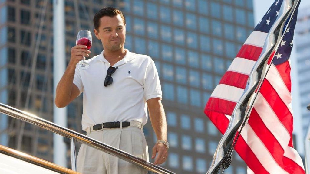 Leonardo DiCaprio en 'El lobo de Wall Street'