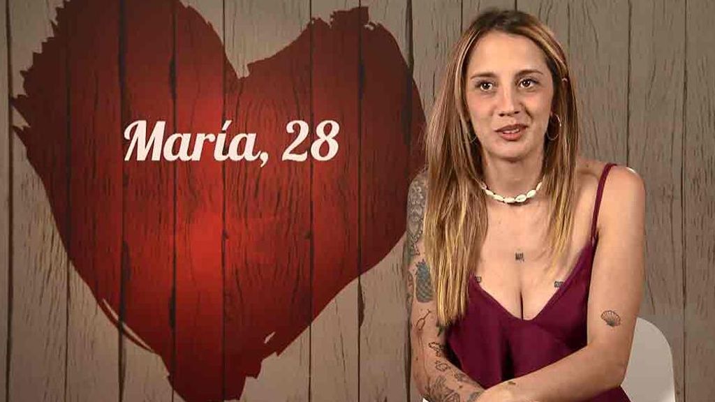 María durante su cita en 'First Dates'