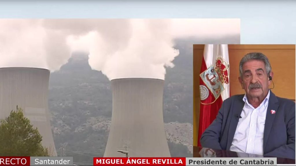 Miguel Ángel Revilla, a favor de las nucleares, pero no en Cantabria: “Hay que buscar lugares idóneos”