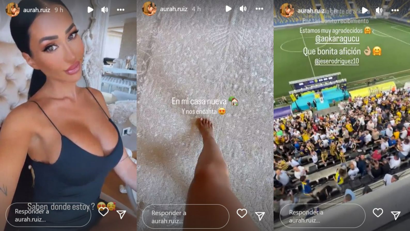 Aurah Ruiz habla de su llegada a Turquía y revela que ya está en su nueva casa
