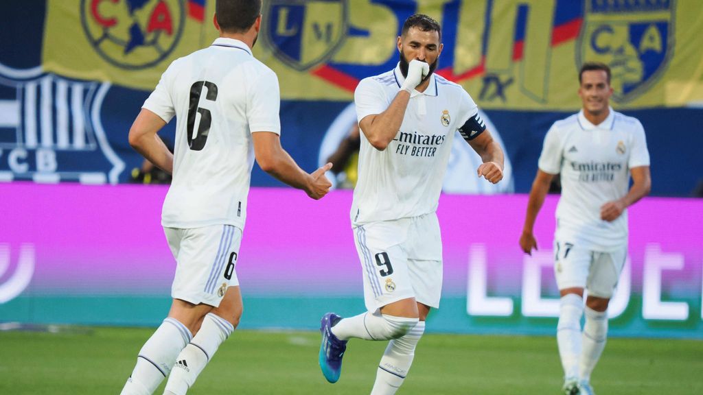 Karim no tardó ni 22 minutos en marcar con el Madrid