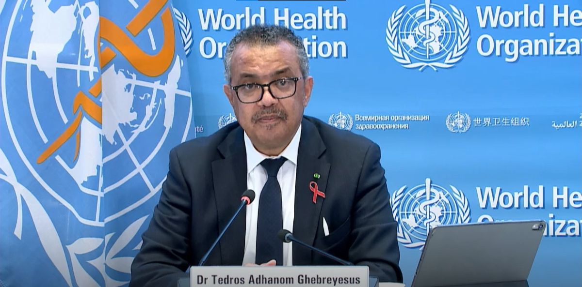 El director general de la Organización Mundial de la Salud (OMS), Tedros Adhanom Ghebreyesus El director general de la Organización Mundial de la Salud (OMS), Tedros Adhanom Ghebreyesus