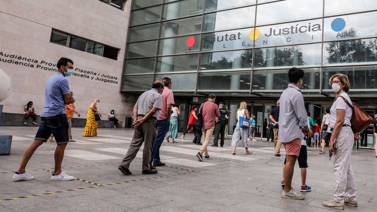 ENTRADA DE LA CIUDAD DE LA JUSTICIA. ENTRADA DE LA CIUDAD DE LA JUSTICIA.