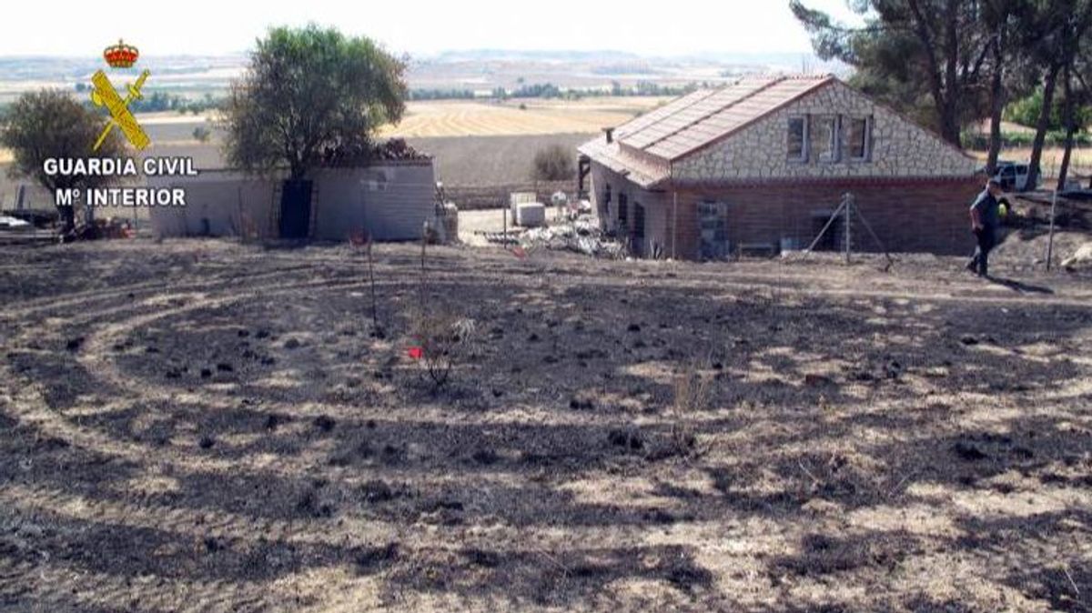 Incendio en Driebes (Guadalajara) Incendio en Driebes (Guadalajara)