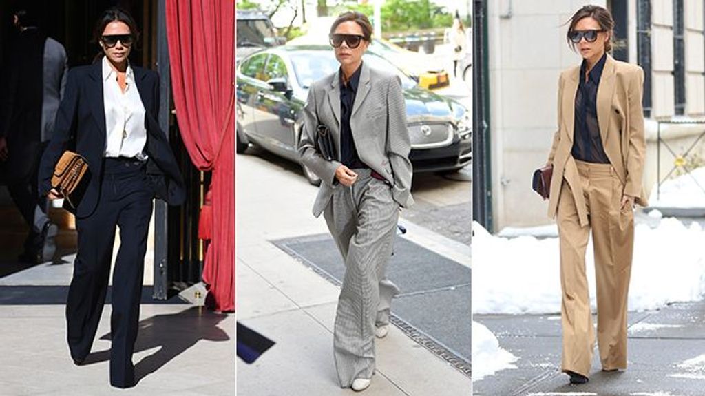 Victoria Beckham con traje sastre