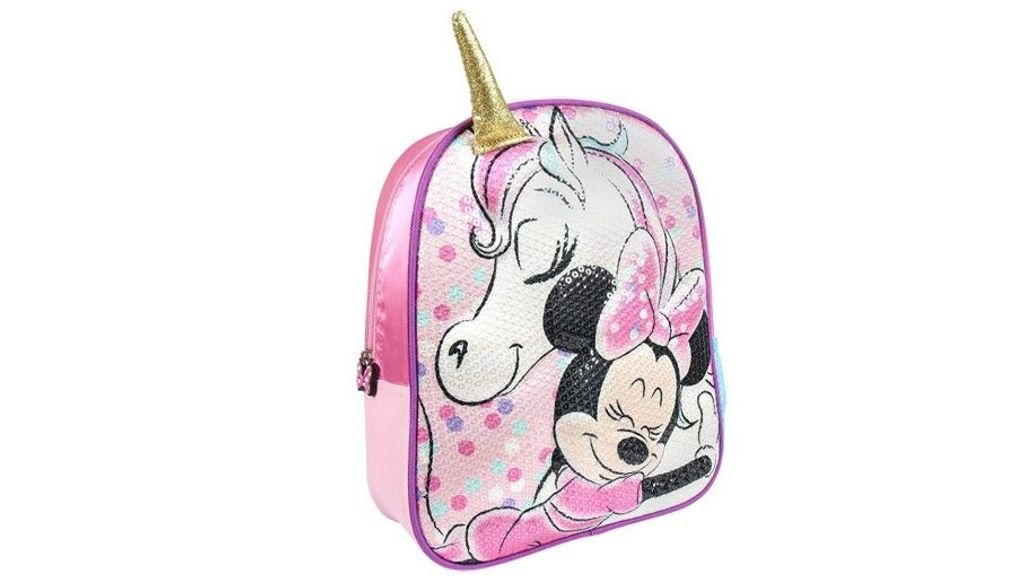 5 Minnie y unicornio mochila