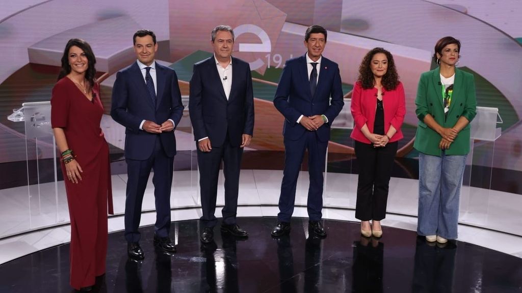 Debate con los y las seis candidatos de las elecciones andaluzas 19J
