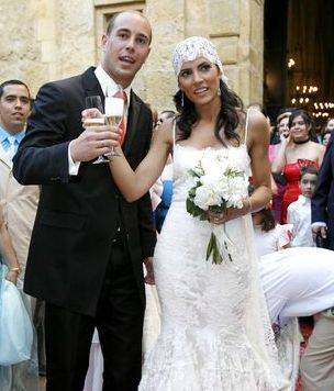 Pepe y Yolanda el día de su boda