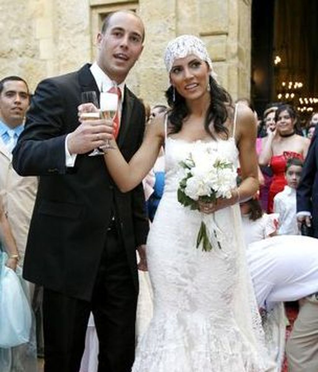 Pepe y Yolanda el día de su boda