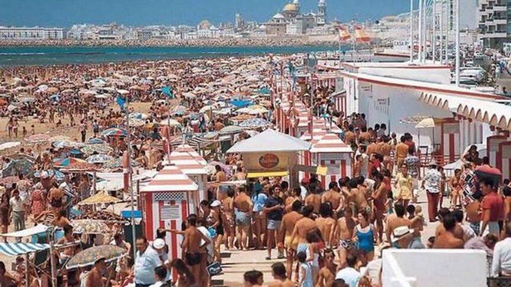 Playa Victoria en los años 70