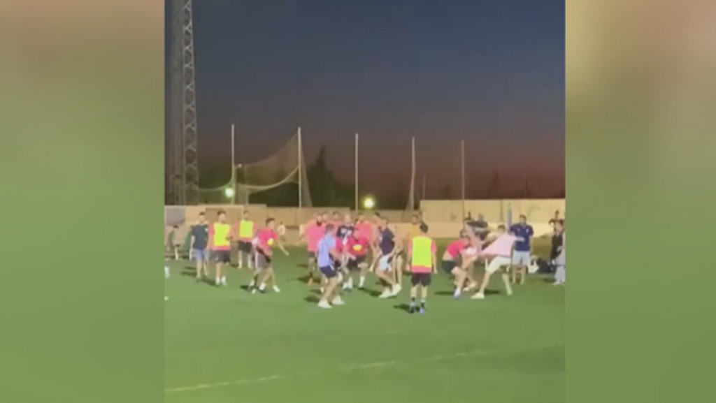 Reyerta en un partido en Medina Sidonia en un torneo de fútbol