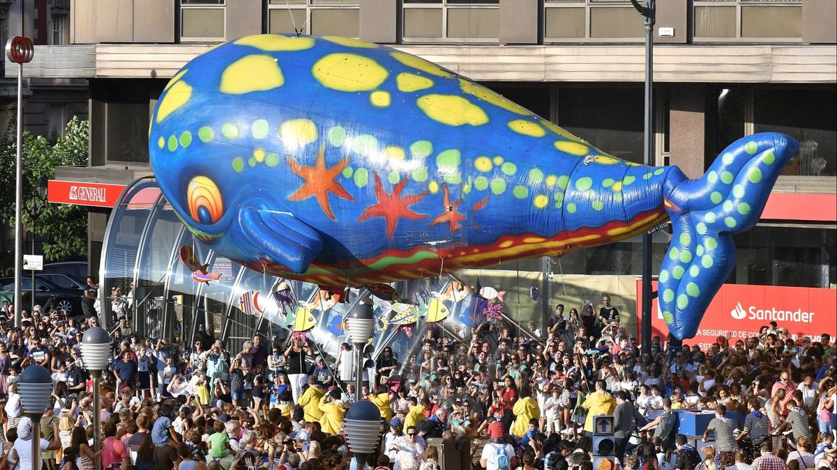 'El Desfile de la Ballena' en Aste Nagusia 'El Desfile de la Ballena' en Aste Nagusia