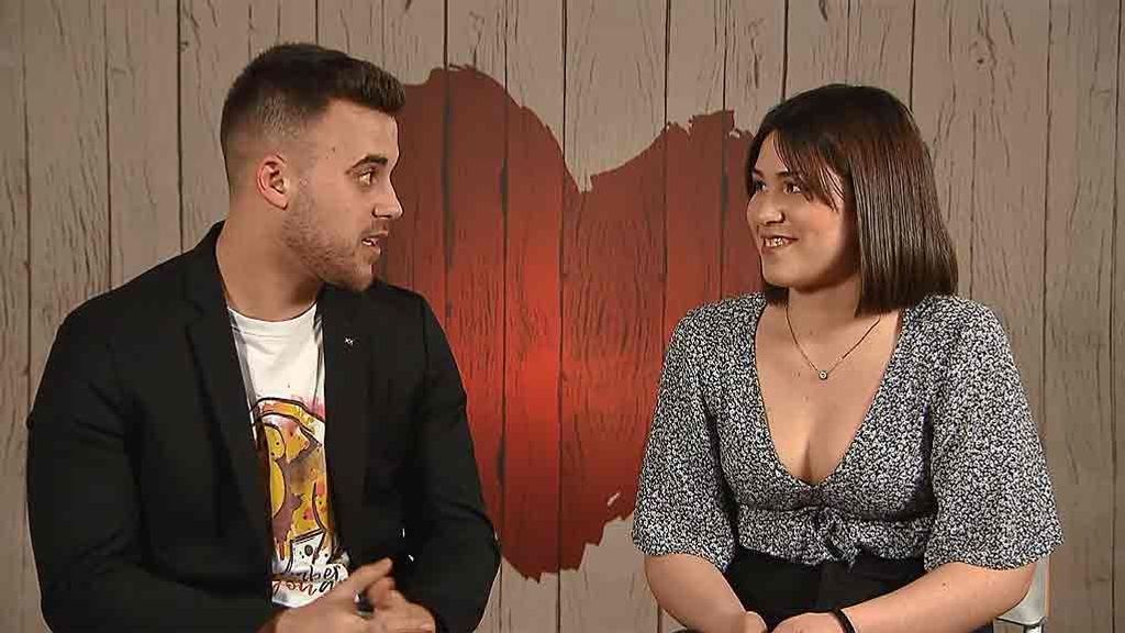 Yoli y Óscar durante su paso por 'First Dates'