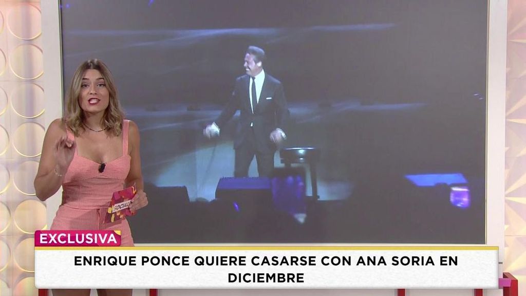 'Socialité' anuncia la boda de Enrique Ponce y Ana Soria