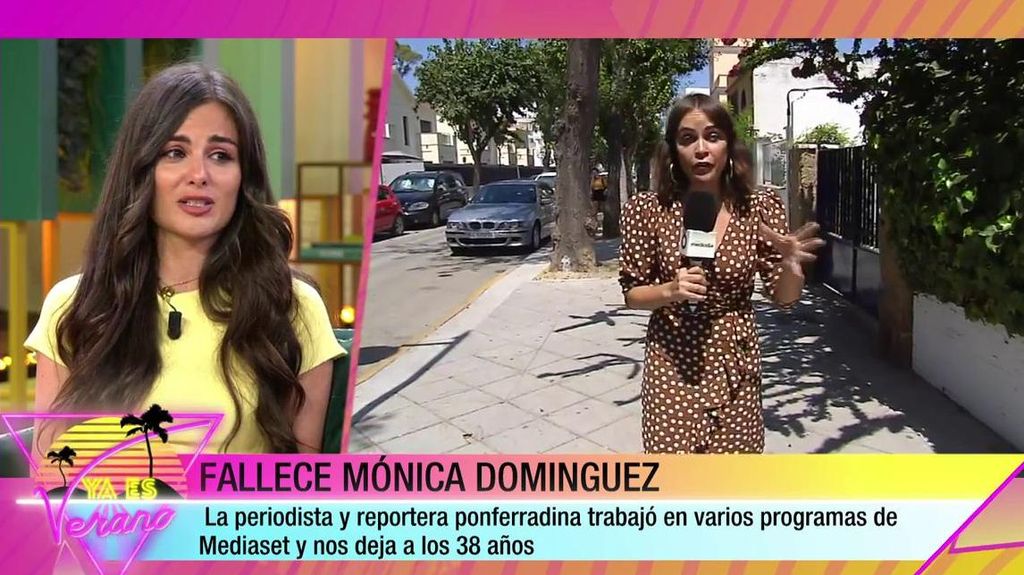 Alexia Rivas llora la muerte de su amiga, Mónica Domínguez