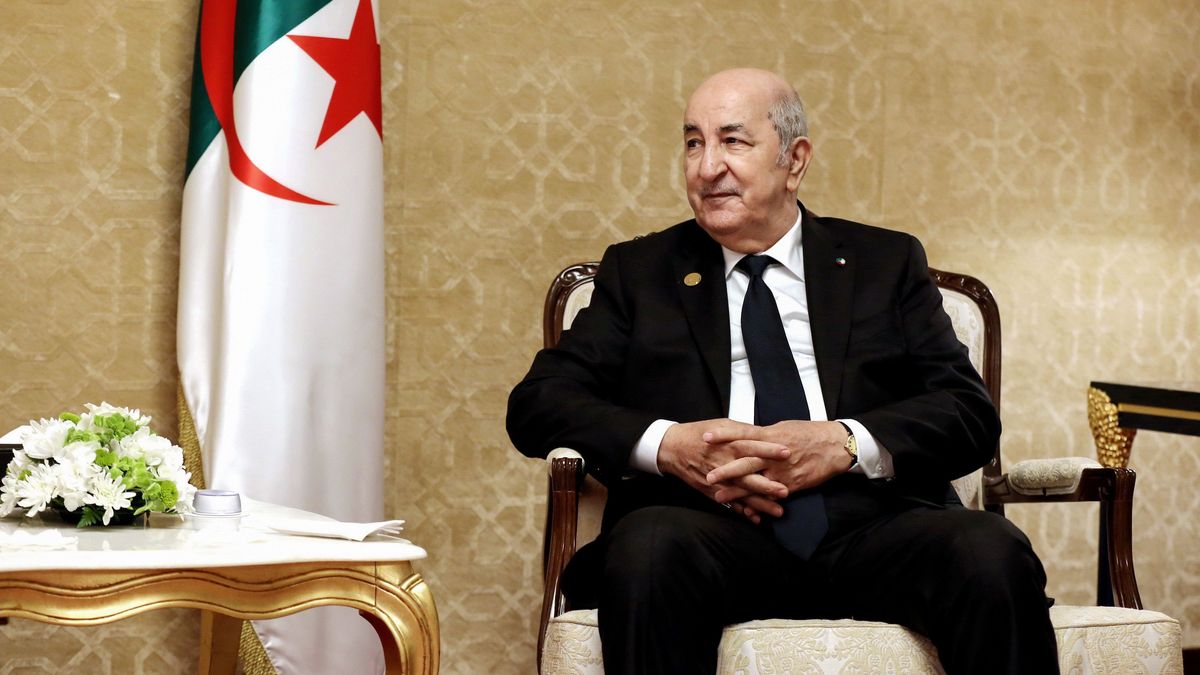 El presidente de Argelia, Abdelmayid Tebune El presidente de Argelia, Abdelmayid Tebune