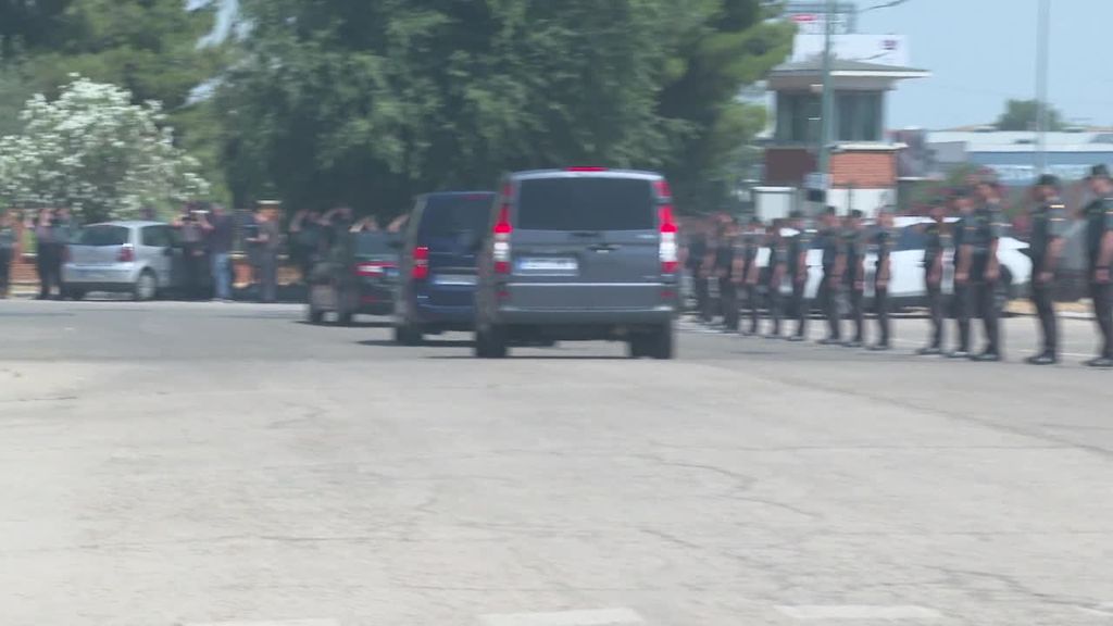 La Guardia Civil rinde homenaje al teniente coronel muerto de un disparo en Pisuerga