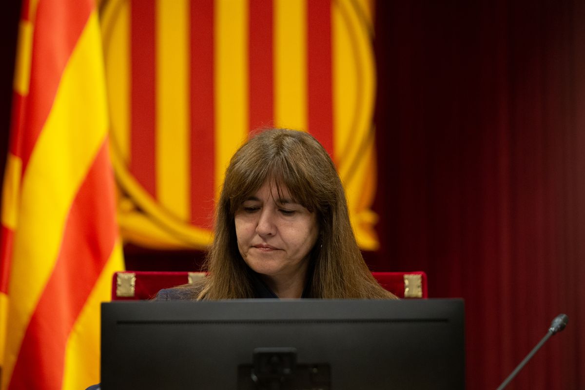 La presidenta del Parlament, Laura Borràs. La presidenta del Parlament, Laura Borràs.