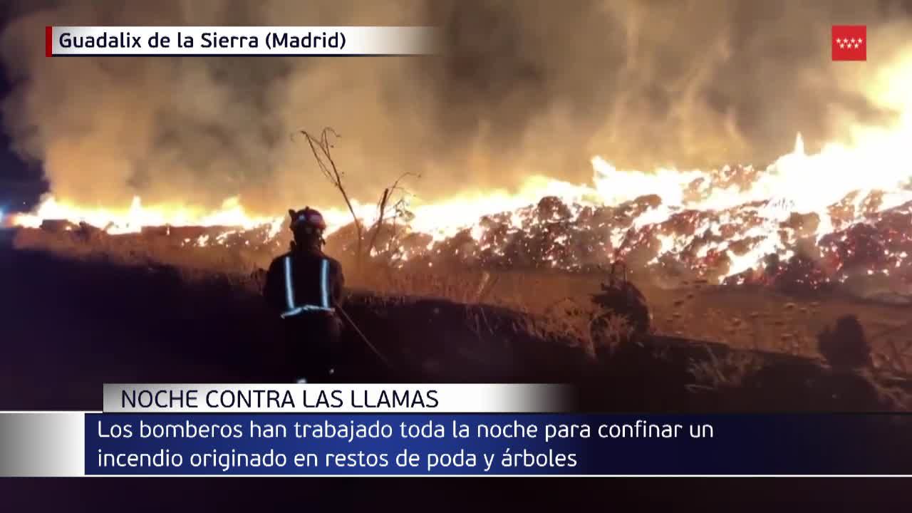Incendio en Guadalix de la Sierra: los bomberos confinan la zona para evitar su propagación