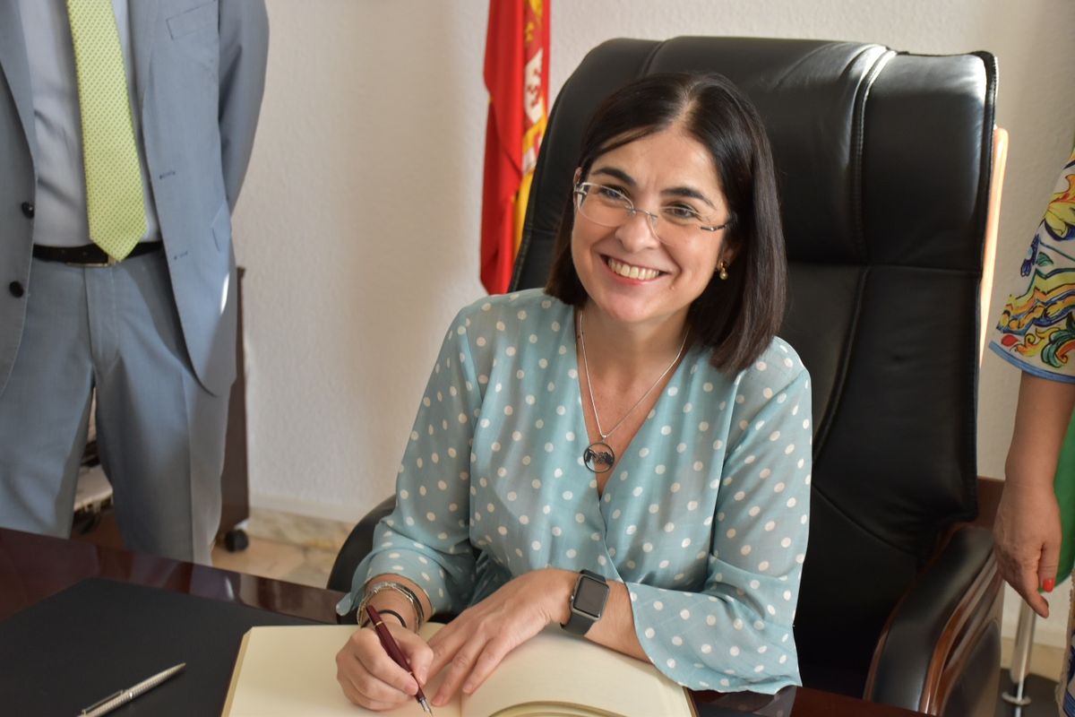 Archivo - La ministra de Sanidad, Carolina Darias, durante su visita al Ayuntamiento de Lucena (Córdoba). Archivo - La ministra de Sanidad, Carolina Darias, durante su visita al Ayuntamiento de Lucena (Córdoba).