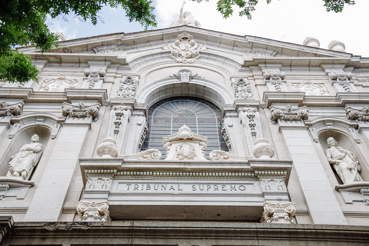 Archivo - Fachada del Tribunal Supremo, en Madrid.